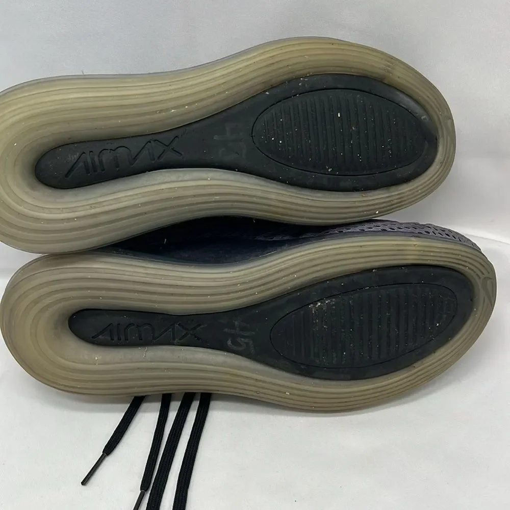 Nike Air Max 720 Black & Purple 5Y Tennis Shoes Sneakers